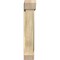 Ekena Millwork Traditional Slat Rough Sawn Bracket w/ Offset Brace, Douglas Fir, 8"W x 32"D x 44"H BKT0806X32X44TRA06RDF - alternate 2
